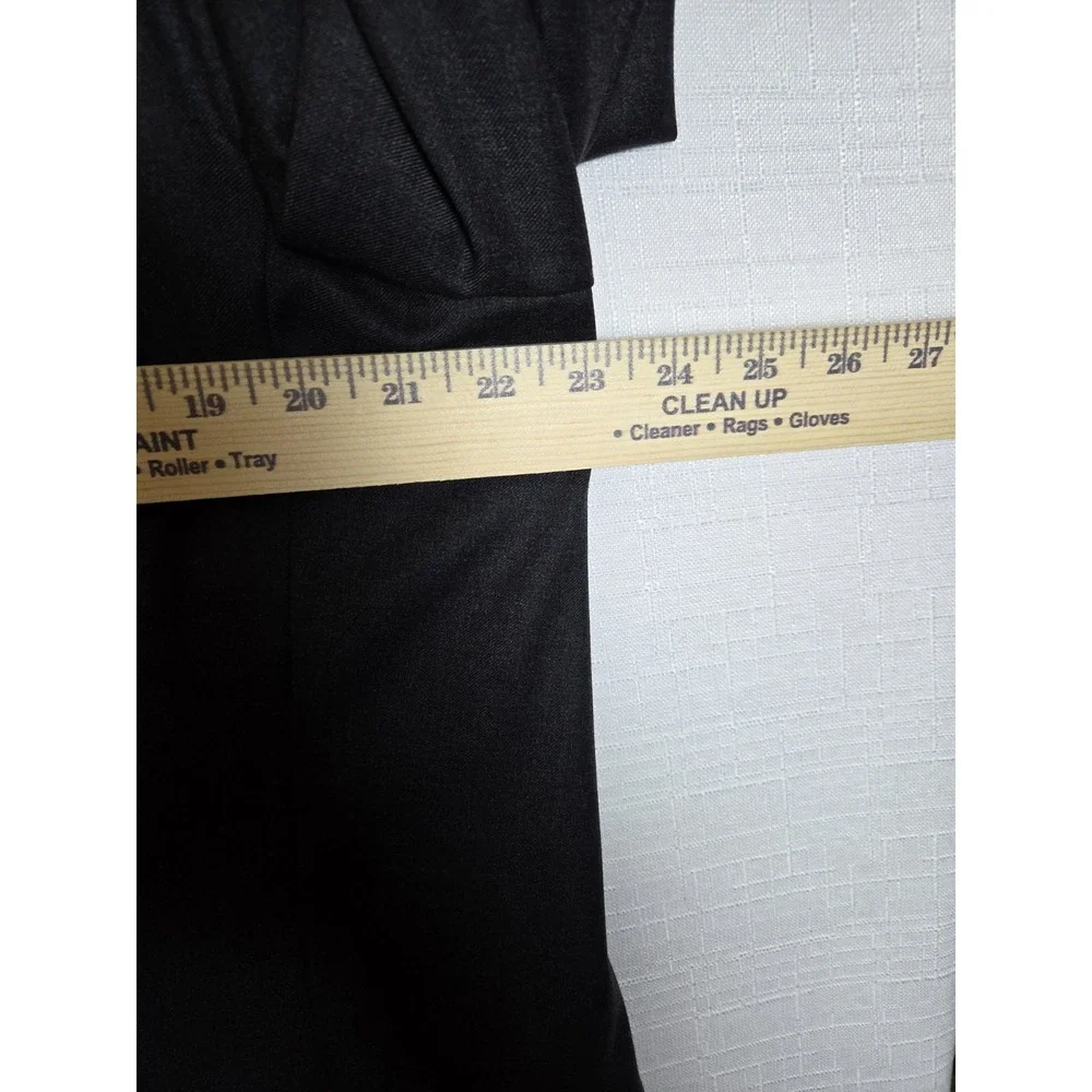 Hickey Freeman Nordstrom Boardroom 100% Wool Charcoal Gray Suit Blazer 44 Long